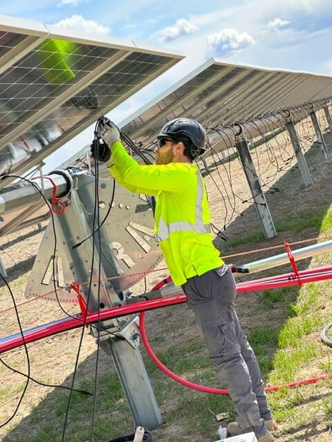 Solar electrical installer