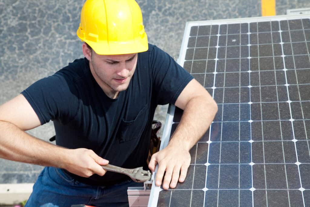 solar panel repair