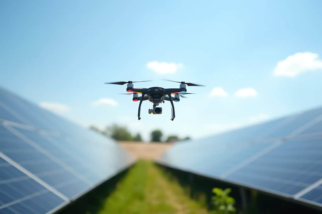 drone solar panel inspection