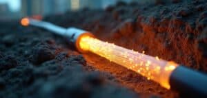 fiber optic cable installation