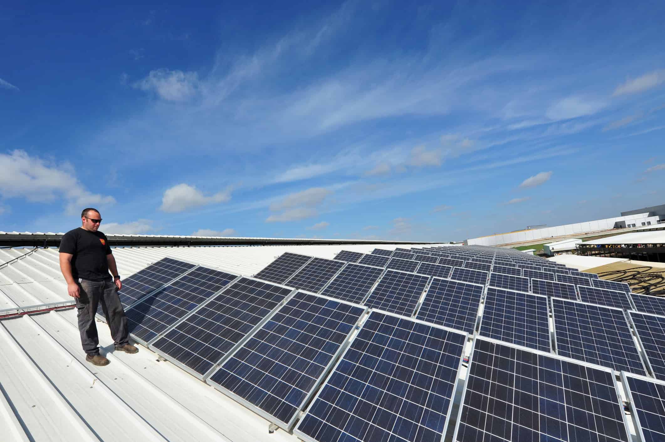 solar panels for business